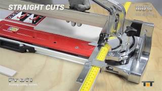 Profi series 100 Aluminium Tile Cutter from RTC Products [upl. by Notterb]