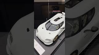 FRONTIART 118 Koenigsegg CC850 White Gold Wheel ferraris [upl. by Aneehsal]