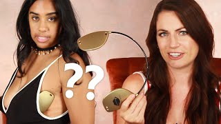 We Tried The Weirdest Bra On The Internet [upl. by Kelam683]