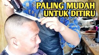 cara potong rambut pria pakai mesin MODEL BUZZ CUT [upl. by Gigi]