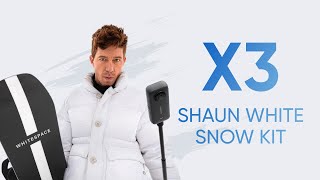 Insta360 x Shaun White  Announcing the X3 Shaun White Snow Kit [upl. by Melinda]