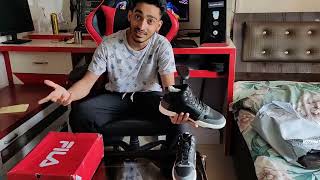 UNBOXING BEST BUDGET FILA SHOESSNEAKER ON AJIO [upl. by Demetria]