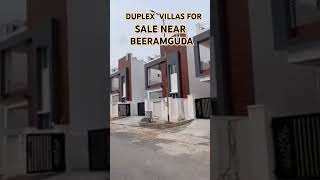 duplex villas for sale near beeramguda in gated community for details cl 9908156458 [upl. by Neufer]