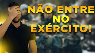 SE VOCÊ SE ALISTAR NÃO VAI TERMINAR O ENSINO MÉDIO EXÉRCITO BRASILEIRO [upl. by Eelegna]