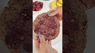 Oat meal raspberry Cookies🍪 highprotein healthyrecipes oatssnacks [upl. by Yunfei]