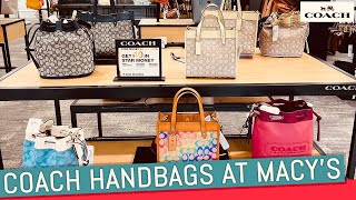 COACH HANDBAGS AT MACYS  COACH BAGS ON SALE [upl. by Enneibaf333]