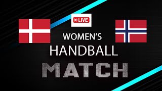 Denmark VS Norway womens Friendly Handball Match 2024 [upl. by Yanehs]