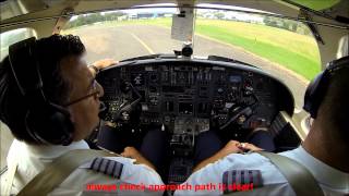 Citation V jet  cockpit view with live ATC [upl. by Andersen]