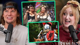 Theo and Brittany Broski LOVE the Renaissance Fair [upl. by Mag]