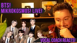 Vocal Coach Reacts BTS Mikrokosmos Live [upl. by Adil]