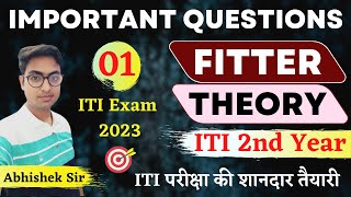 Fitter Theory 2nd Year Important Questions Class01  ITI Exam 2023 [upl. by Romano604]