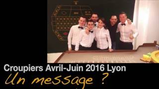 Les élèves de croupiers de Lyon dresse un bilan de leur formation [upl. by Oicafinob]