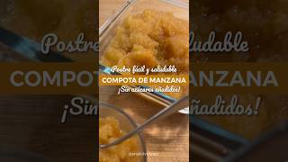 Compota de Manzana Casera  Sin Azúcar  Recetas Fáciles Rápidas y Saludables 🍎 🥣 compota [upl. by Nonez899]