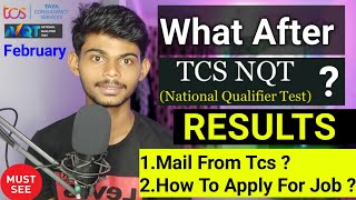 Tcs Nqt Results Announced  How To Apply For Jobs  Mail From Tcs  Everything explained [upl. by Eddana265]