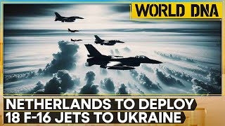 RussiaUkraine War Netherlands to deliver 18 F16 fighter jets to Ukraine  Latest News  WION [upl. by Mahon]