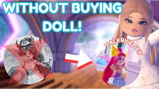 How To Get The NEW VALKYRIE Set WITHOUT The Doll  Roblox Royale High [upl. by Honeywell]