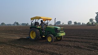 John deer 5050D making Bund।Wheat hi 1650 [upl. by Bathsheb]