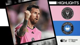 Inter Miami vs Charlotte FC  Messi Banger  Full Match Highlights  September 28 2024 [upl. by Nalim768]