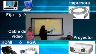 Como conectar el pizarrón interactivo PDI [upl. by Mika248]