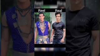 Reel VS real radhakrishnan serial 💖💖💟 [upl. by Olumor]