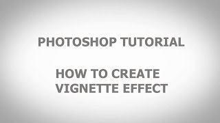 How To Make Vignette in Photoshop [upl. by Attenyt58]