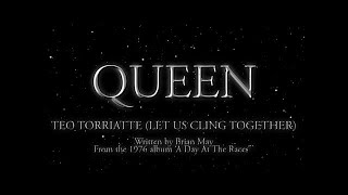 Queen  Teo Torriatte Let Us Cling Together Official Lyric Video [upl. by Franza284]