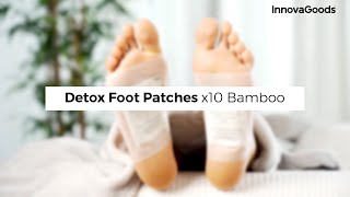 InnovaGoods Detox Foot Patches x10 Bamboo [upl. by Tselec150]