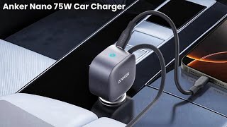 Anker Nano 75W Car Charger  Review Full Specifications amp Features [upl. by Justis]