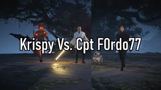 Krispy Vs Cpt F0rdo77  Hero Showdown  Star Wars Battlefront 2 [upl. by Elik289]