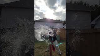 thunder demon backyardcutting swordfighting [upl. by Alderson]