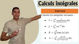 calcul dintégrale 2 bac exercices  fonction logarithme népérien  fonction exponentielle [upl. by Grath591]