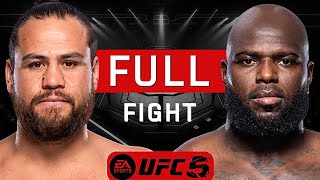 Tai Tuivasa vs Jairzinho Rozenstruik Heavyweight Slugfest at UFC 305  UFC5 Gameplay [upl. by Aihgn140]