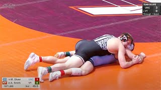 197lbs Andy Smith Virginia Tech vs Max Shaw North Carolina [upl. by Gaivn]