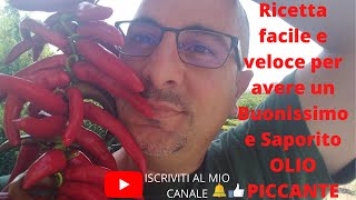 Come fare la Conserva sottolio del PEPERONCINO PICCANTE CALABRESE Ricetta Facile e Veloce ISCRIVITI [upl. by Koerlin216]