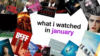 what i watched in january [upl. by Leblanc177]