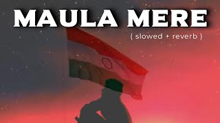 Maula Mere Lele Meri Jaan  Slowed Reverb Rain Mix  Chak De India  SRK  Lofi  Audible Painter [upl. by Clemmy]