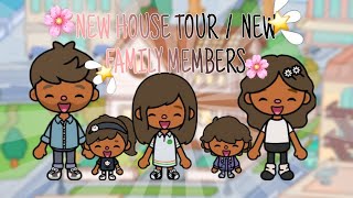 ✨NEW FAMILY HOUSE TOUR✨  🌺NEW FAMILY MEMBERS🌺 ll VOICED 🔊 ll  A BIT OF CHAOS [upl. by Earleen303]