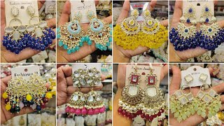 Eid special earrings collection দারুণ কালারফুল কানের দুল কালেকশন jewelrydesigner [upl. by Judas695]