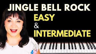 Jingle Bell Rock EasyIntermediate Piano Solo  Sheet Music [upl. by Furie]