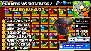 Plants Vs Zombies 2 Mod APK Versi 1171  Unlock All Plants  Unlimited Money amp Free Shoping [upl. by Akim]