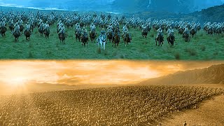 Peter Jackson vs Amazon  Cavalry Charge Scene [upl. by Brenk]