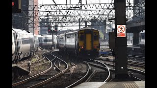 Trains Around Glasgow  Glasgow Queen Street  Uddingston  Glasgow Central [upl. by Ahseniuq271]