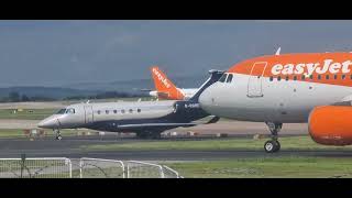 EASYJET A320NEO EUROPCAR LIVERY ARRIVAL AT MANCHESTER [upl. by Jacki]