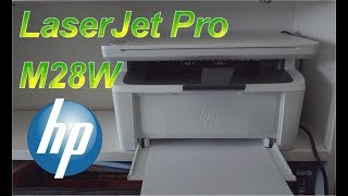 HP LaserJet Pro M28w  toner HP 44A Review Uso y opinión [upl. by Nnylaj7]