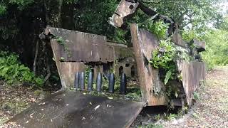 WW2 remains  planes and landing craft in Peleliu and Airai Palau [upl. by Aikcin260]