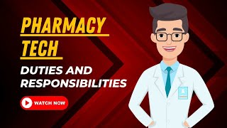 Pharmacy Tech Duties And Responsibilities [upl. by Menis]