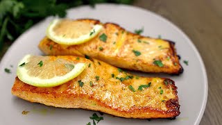 Ein sehr einfaches und leckeres Rezept für gegrillten Lachs Köstlich zum Abendessen [upl. by Oliy]