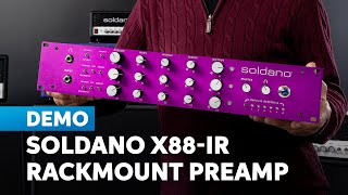 Soldano X88IR Rackmount Preamp with Mike Soldano [upl. by Bernardi223]