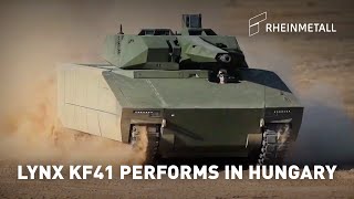 Rheinmetall – Lynx KF41 performs in Hungary [upl. by Jaymee]