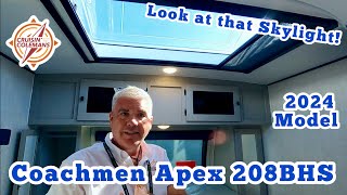 2024 Coachmen Apex Nano 208 BHS RV Tour  Travel Trailer with Outstanding Stargazer [upl. by Cram258]